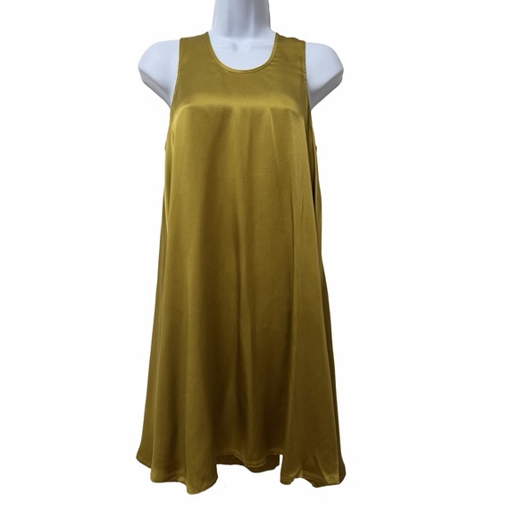 ATM Anthony Thomas Melillo Dresses & Skirts - ATM Anthony Thomas Melillo Silk Swing Slip Mini Dress Size S Pea Green Luxury